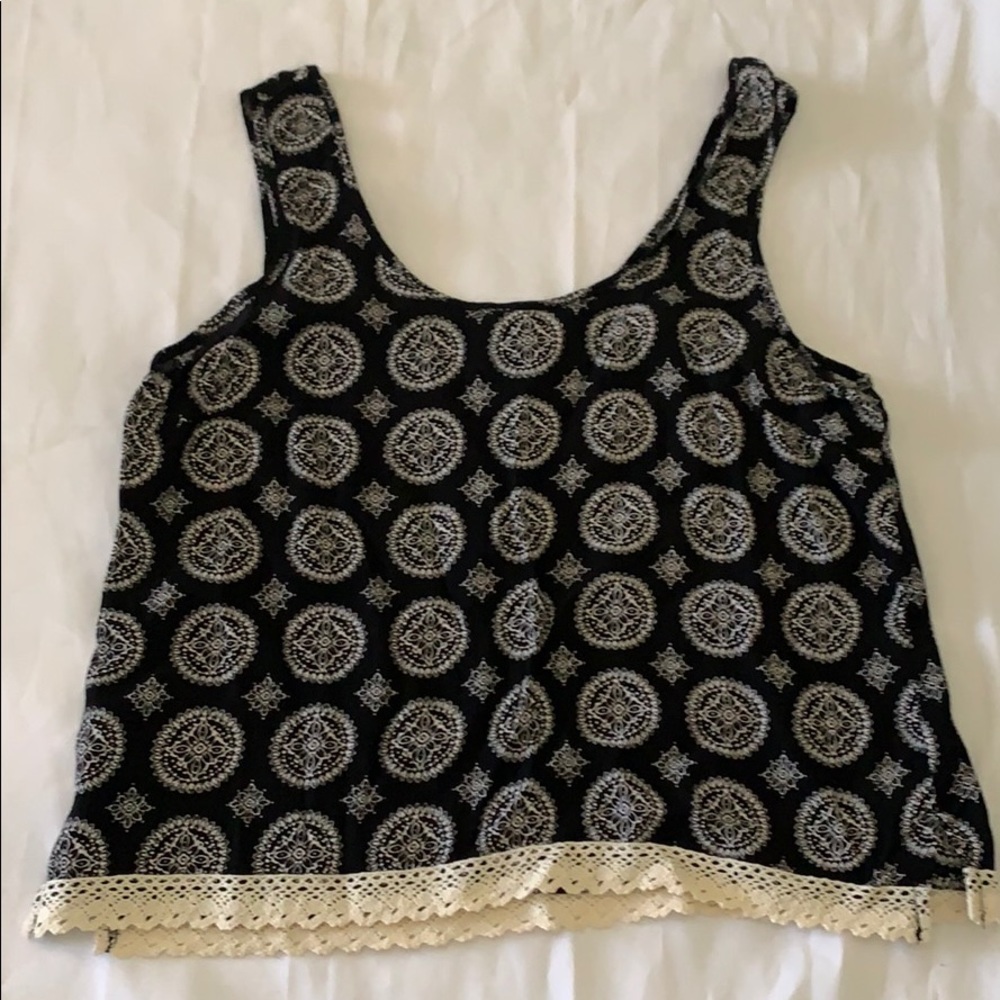 Lace detail blouse